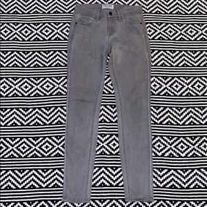 Frame Denim Stretch Gray Skinny Jeans